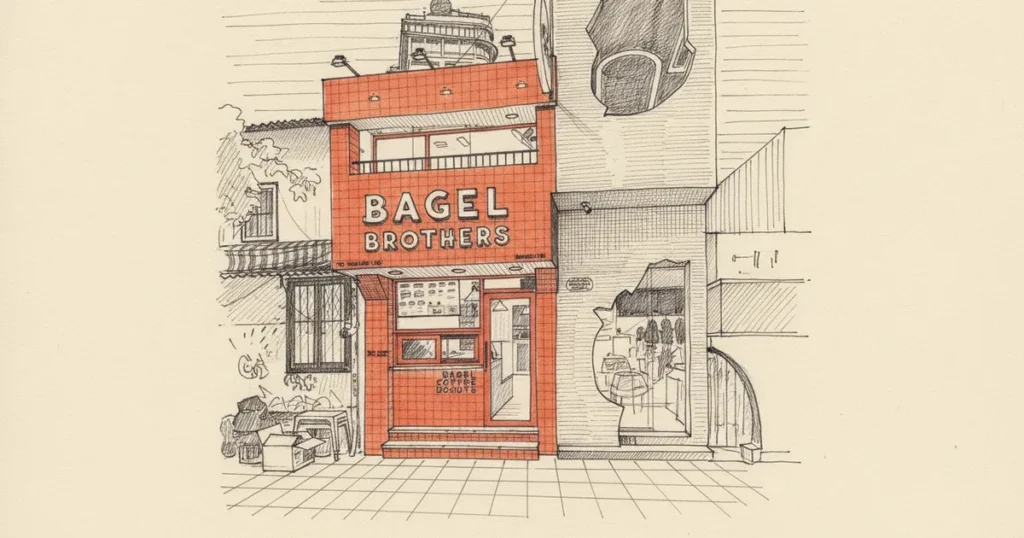 Bagel Brothers, District 1