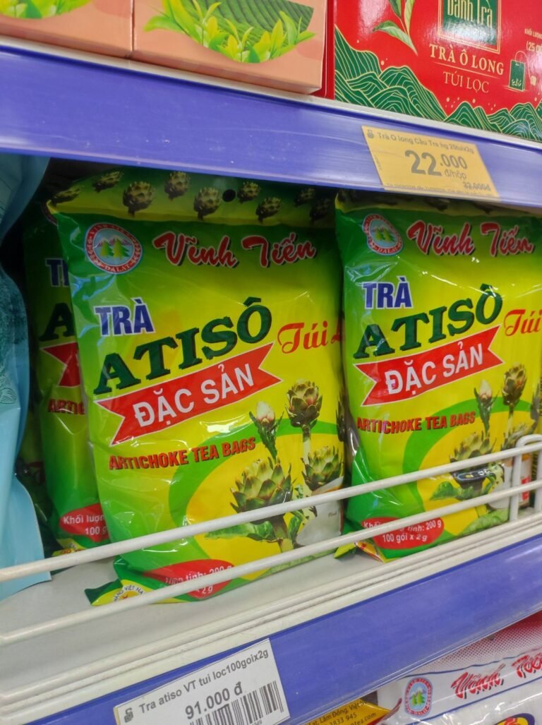 Đà Lạt artichoke tea bags at Co.opmart