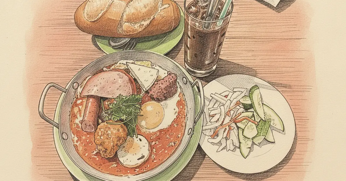 Bánh mì chảo Dì Nữ, Saigon - PinGuide