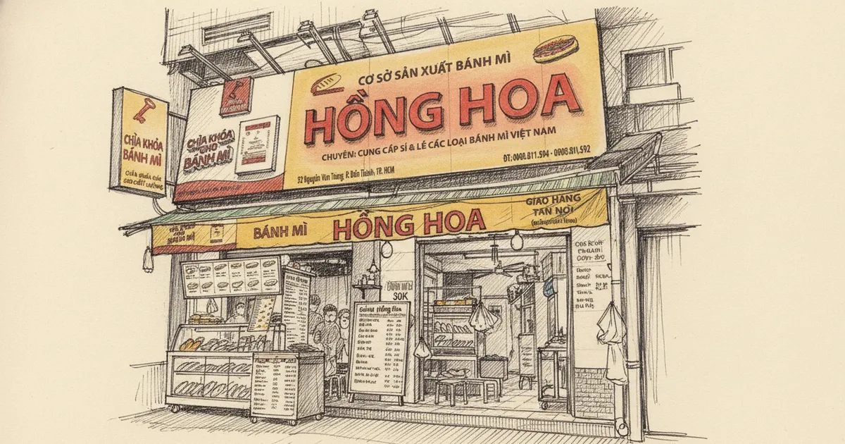 Bánh Mì Hồng Hoa, Saigon - PinGuide