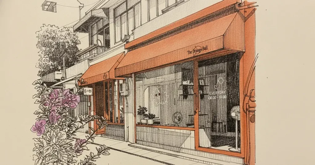 The Orange Ball – Coffee Thao Dien